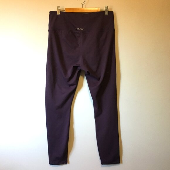 Dark Aubergine Yoga Pants - Picture 2 of 16